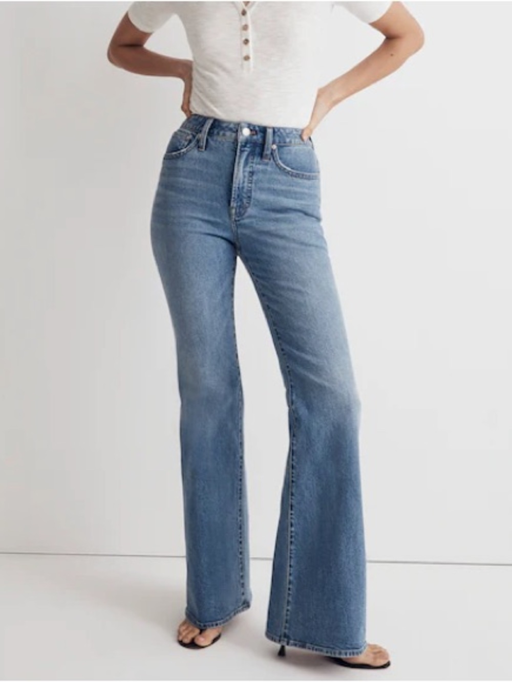 Madewell The Perfect Vintage Flare Jeans Tarlow Wash Size 27